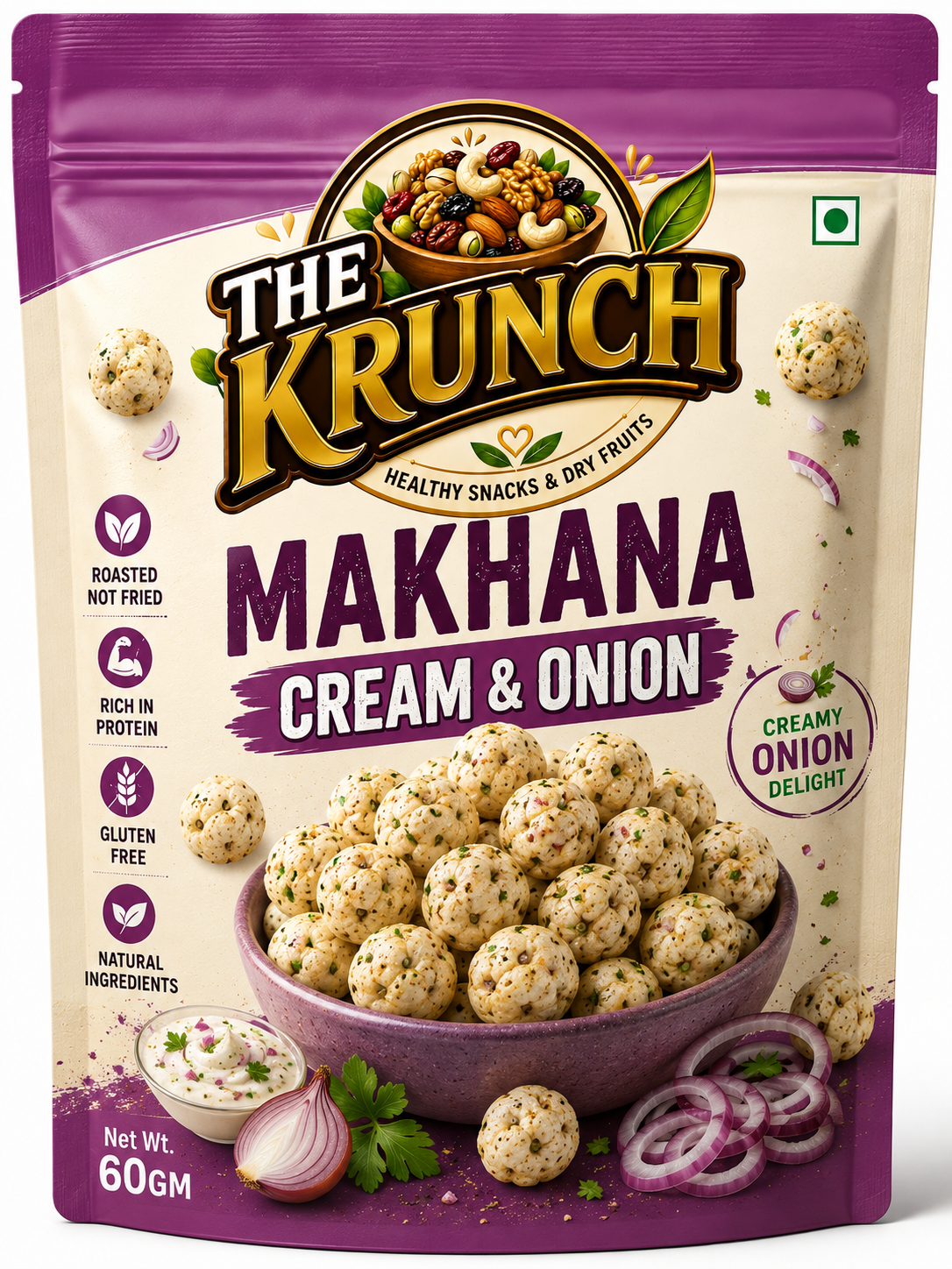 Makhana Cream & Onion