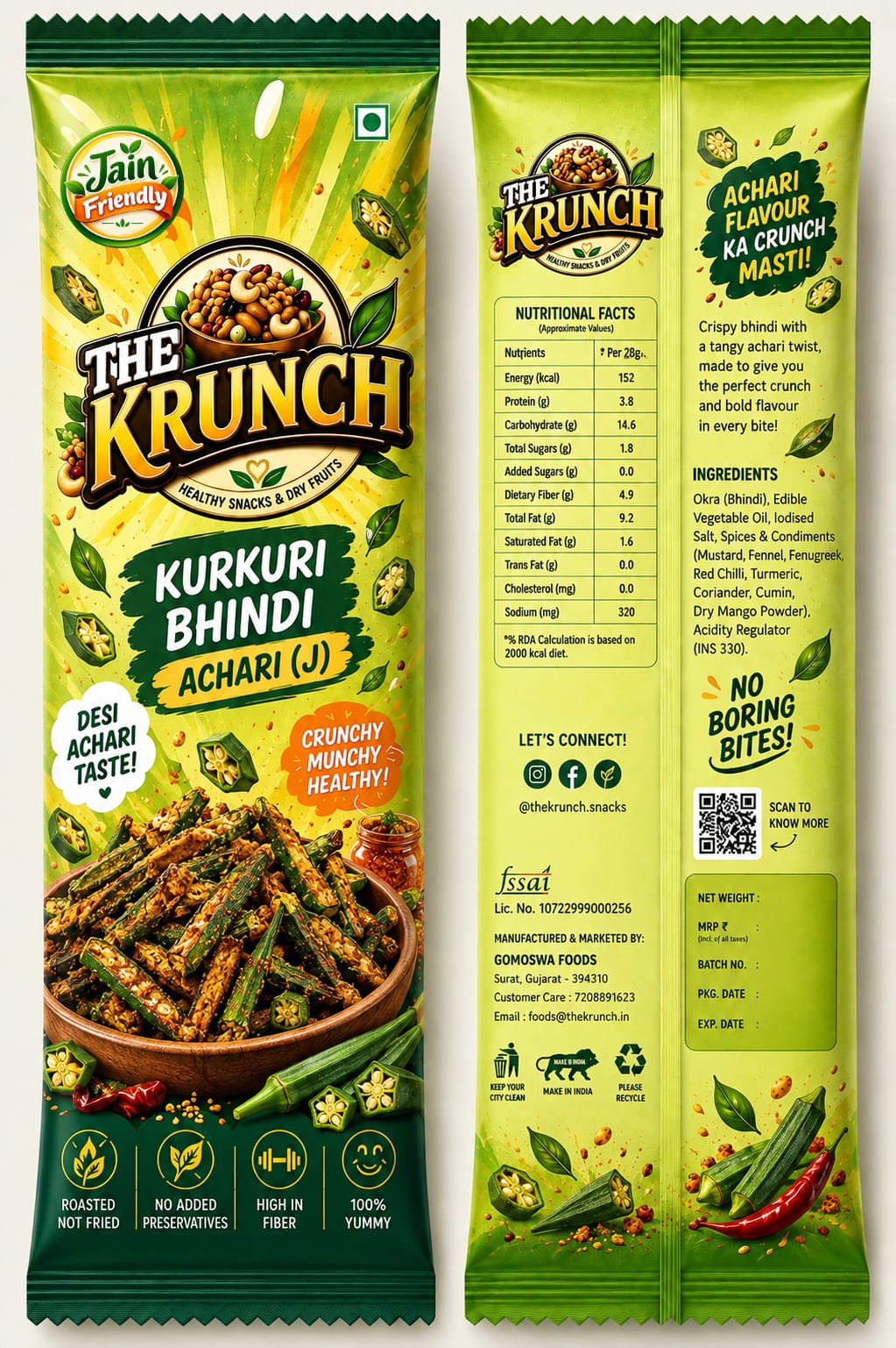 Kurkuri Bhindi Achari