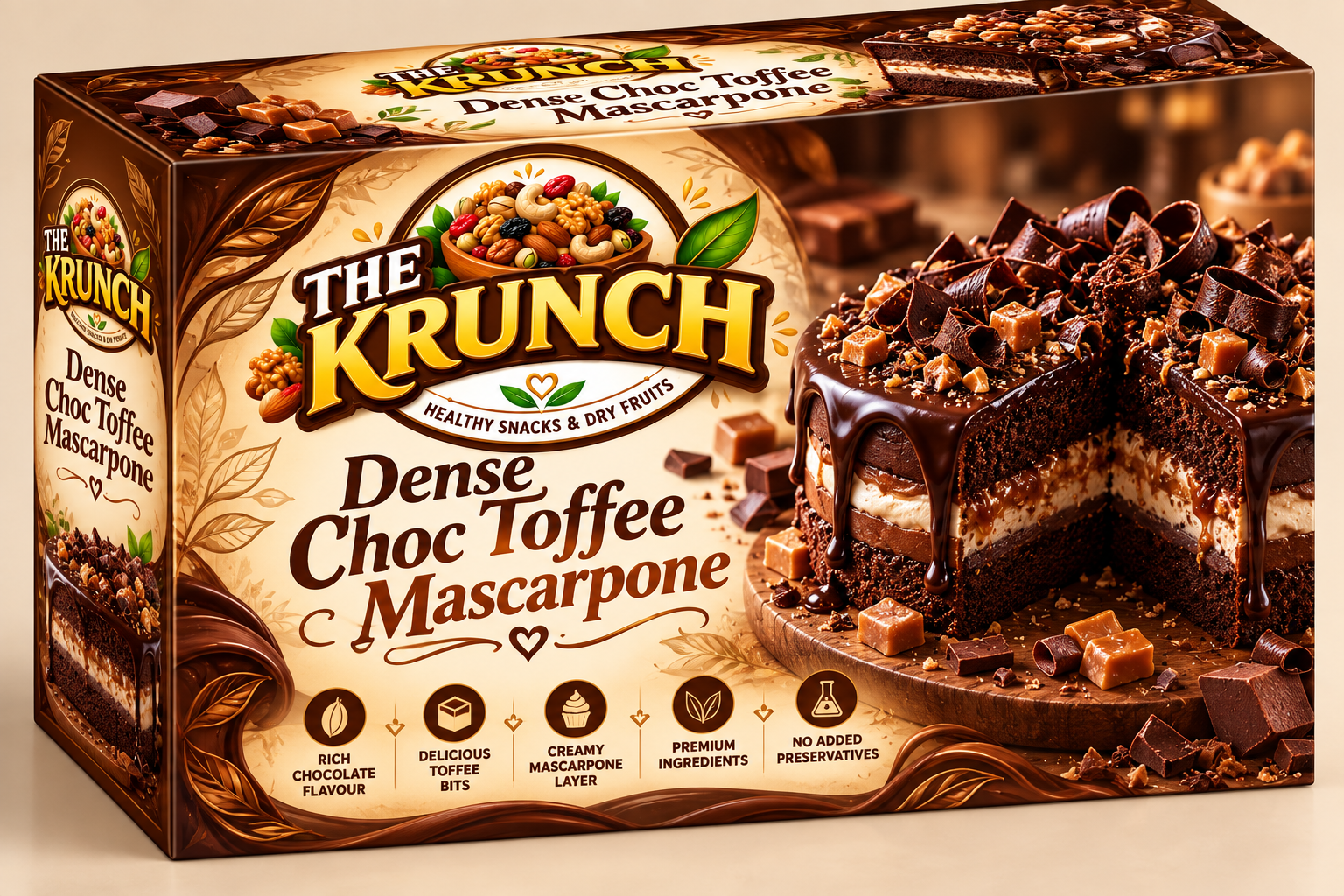 Dense Choc Toffee Mascarpone