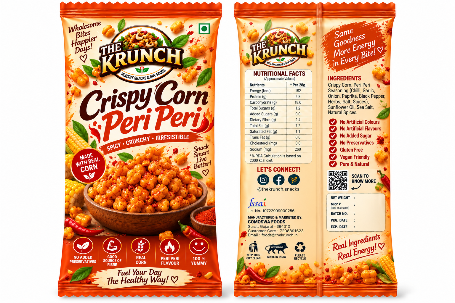 Crispy Corn Peri Peri
